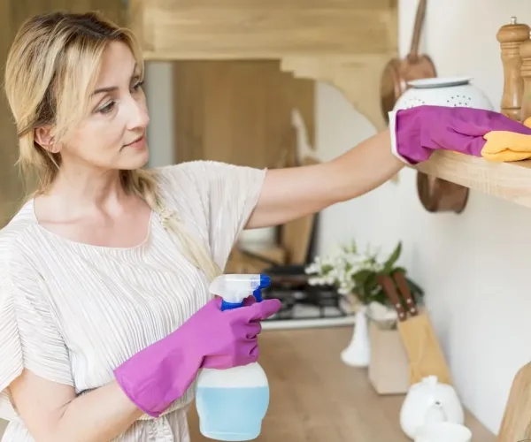 young-mother-cleaning-shelves-house